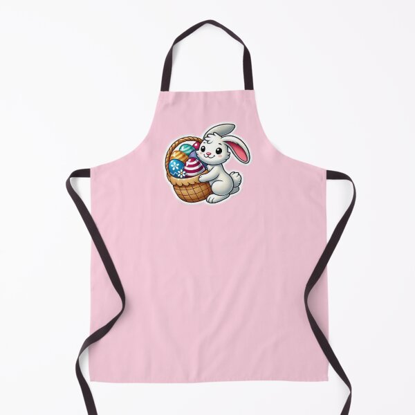 Item preview, Easter Bunny with Basket of Eggs designed and sold by LewpyG.