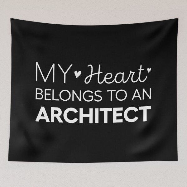 Item preview, My Heart Belongs To An Architect Cute Architect designed and sold by RareBunny.
