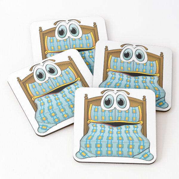 Item preview, Bed Blue Cartoon designed and sold by Scott Hayes.