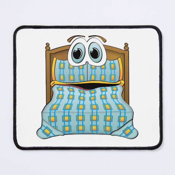 Item preview, Bed Blue Cartoon designed and sold by Scott Hayes.