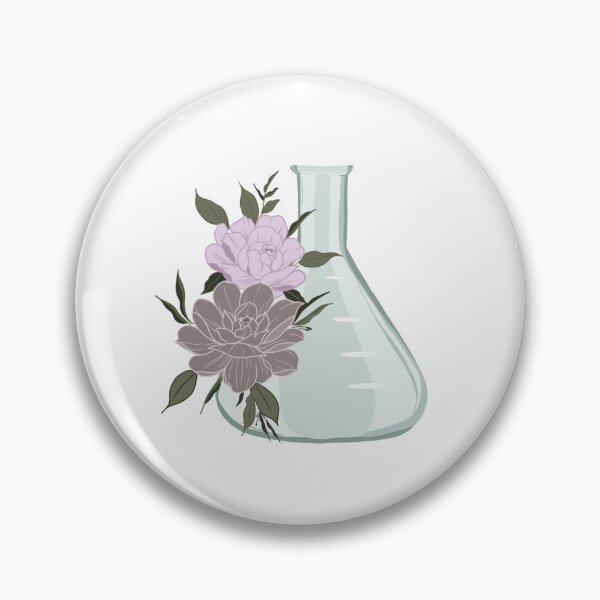 Item preview, Floral Chemistry Beaker designed and sold by mashstudiosco.