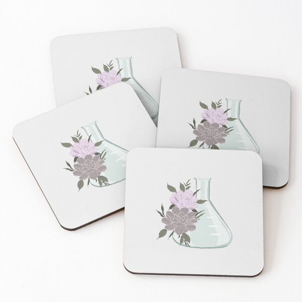 Item preview, Floral Chemistry Beaker designed and sold by mashstudiosco.