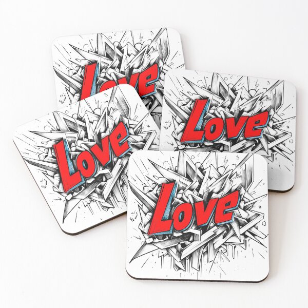 Item preview, love art designed and sold by Kunai art.