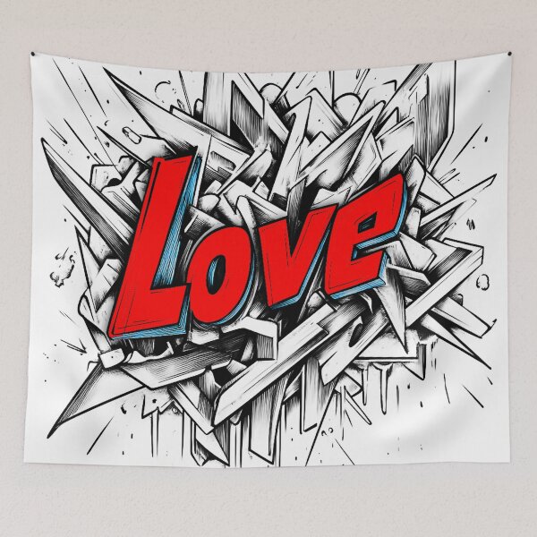 Item preview, love art designed and sold by Kunai art.