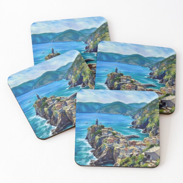 Item preview, Cinque Terre, Italy designed and sold by The Wandering Bookworm.