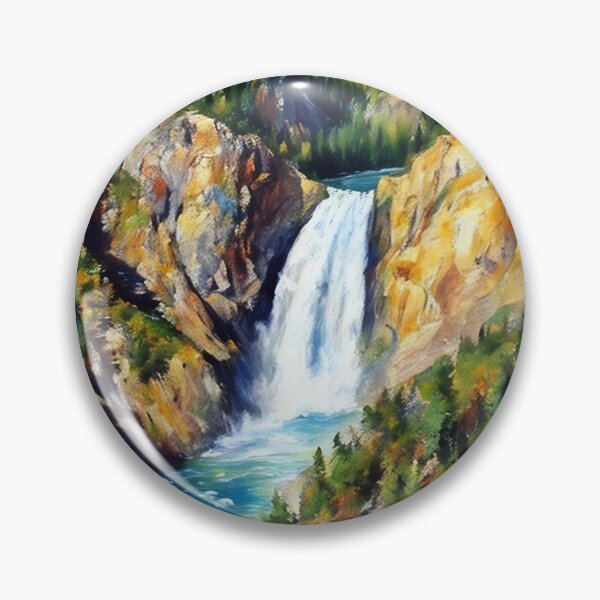 Item preview, Yellowstone Falls designed and sold by The Wandering Bookworm.