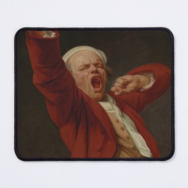 Item preview, Self-Portrait - Joseph Ducreux (Yawning) designed and sold by LegacyPressCo.