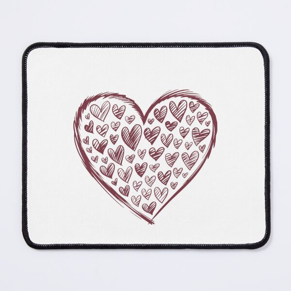Item preview, Hand Sketch Heart on Heart Design designed and sold by Peter Stawicki.