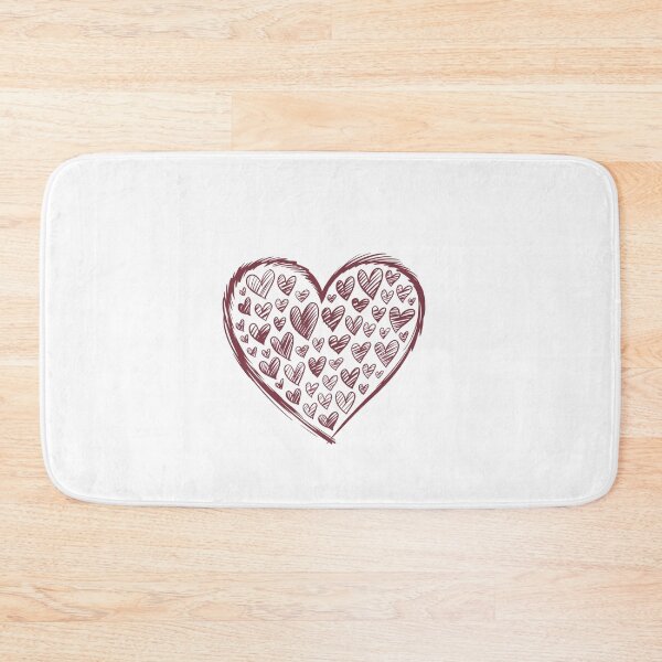 Item preview, Hand Sketch Heart on Heart Design designed and sold by Peter Stawicki.