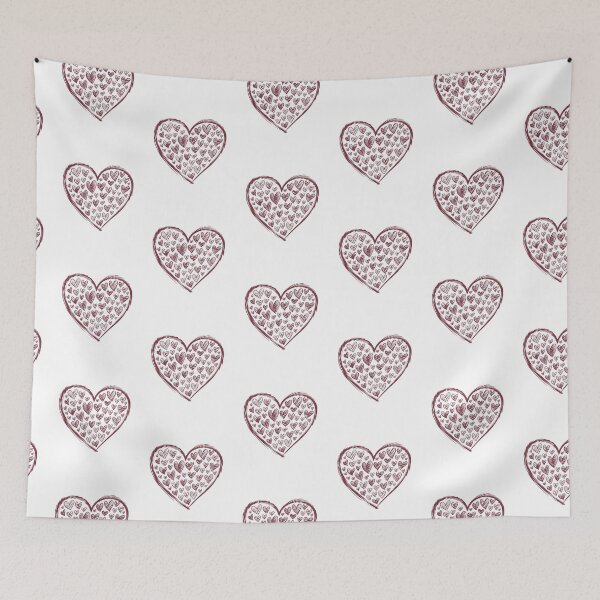 Item preview, Hand Sketch Heart on Heart Design designed and sold by Peter Stawicki.