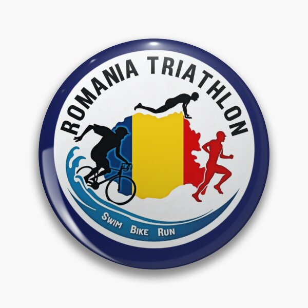 Artikelvorschau, Rumänien Triathlon – Schwimmen, Radfahren, Laufen Sportdesign" entworfen und verkauft von Triathlongram.