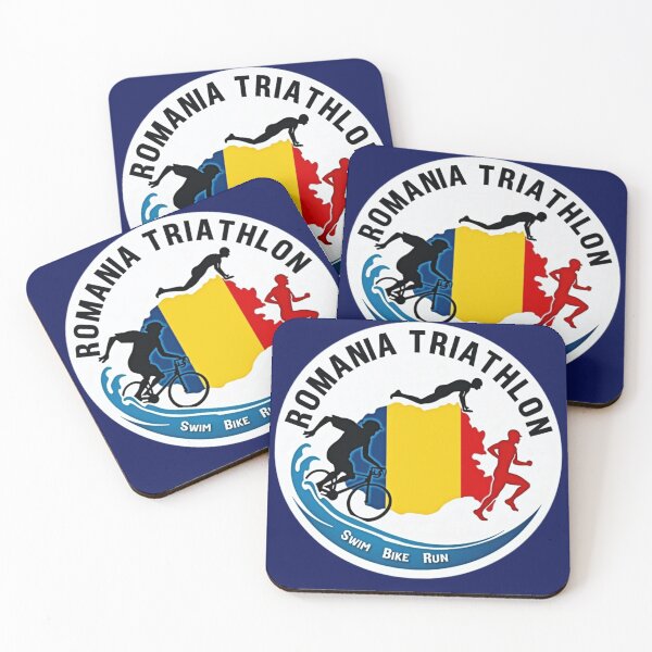 Item preview, Romania Triathlon – Swim, Bike, Run Sports Design" designed and sold by Triathlongram.
