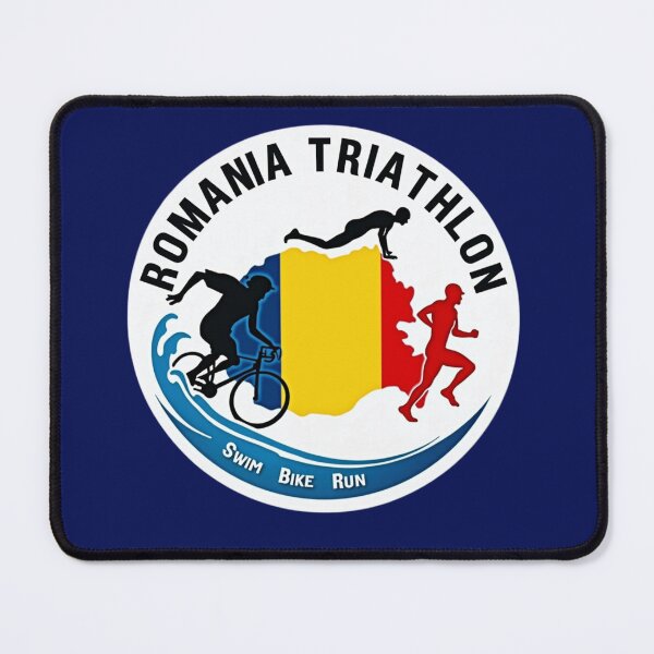 Item preview, Romania Triathlon – Swim, Bike, Run Sports Design" designed and sold by Triathlongram.