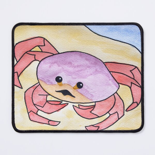 Item preview, Dungeness Crab on Beach Watercolor designed and sold by CoastalCaptures.
