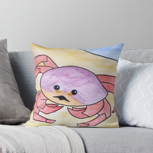 Item preview, Dungeness Crab on Beach Watercolor designed and sold by CoastalCaptures.