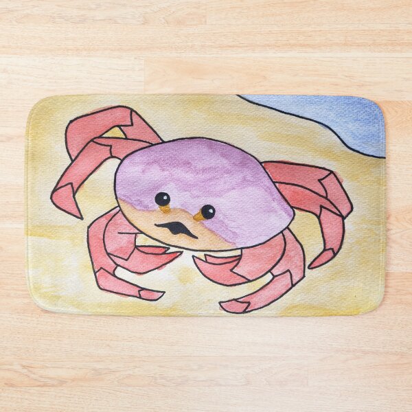 Item preview, Dungeness Crab on Beach Watercolor designed and sold by CoastalCaptures.