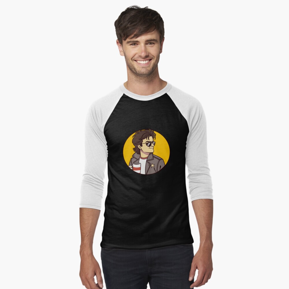 Item preview, Baseball ¾ Sleeve T-Shirt designed and sold by timegraf.