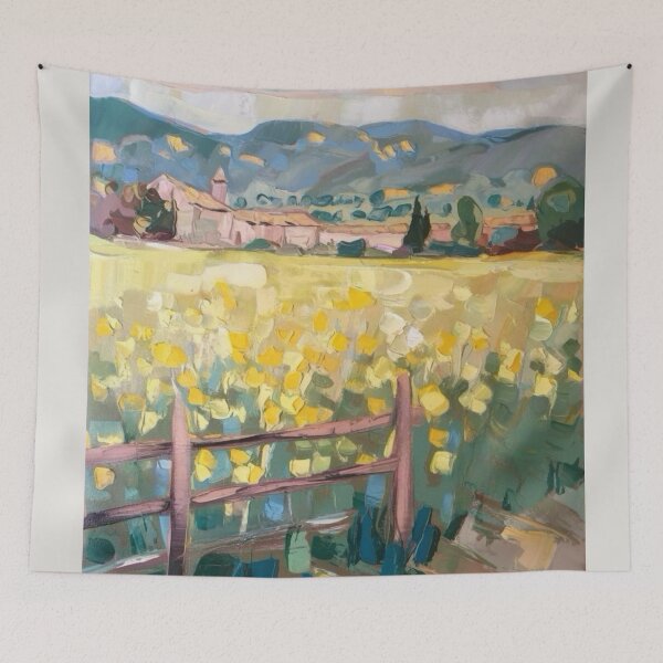 Item preview, Vibrant Countryside Landscape: Golden Fields of Provence, France designed and sold by CARRAANN.