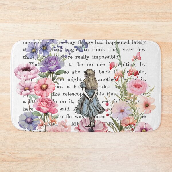 Item preview, Wonderland Garden & Vintage Textbook designed and sold by maryedenoa.