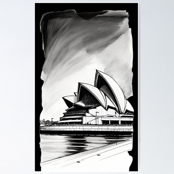 Item preview, sketch of sydney opera house designed and sold by optimusprime39.