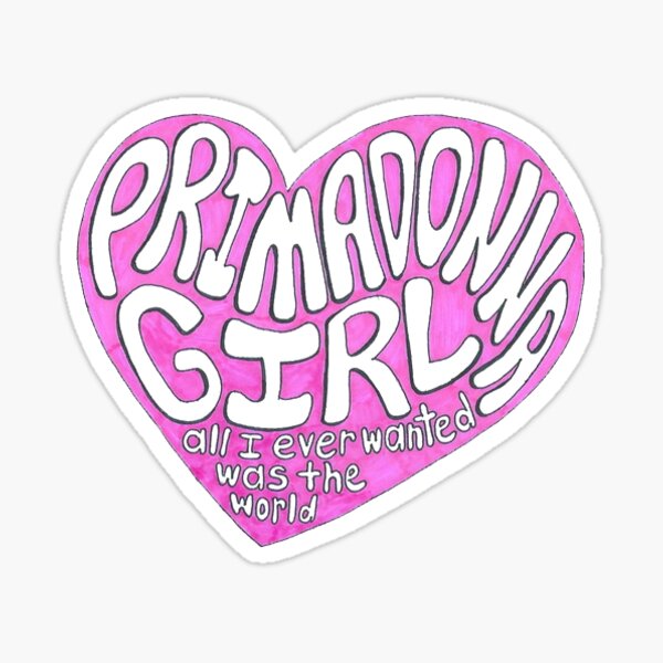 primadonna girl lyrics marina and the diamonds Sticker