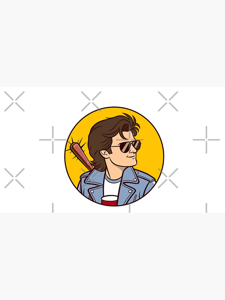 Thumbnail 7 of 7, Cap, Stranger Things Steve harrington designed and sold by timegraf.