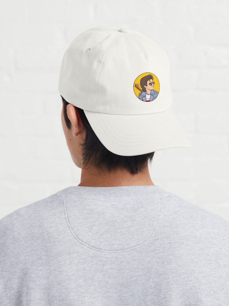 Thumbnail 4 of 7, Cap, Stranger Things Steve harrington designed and sold by timegraf.