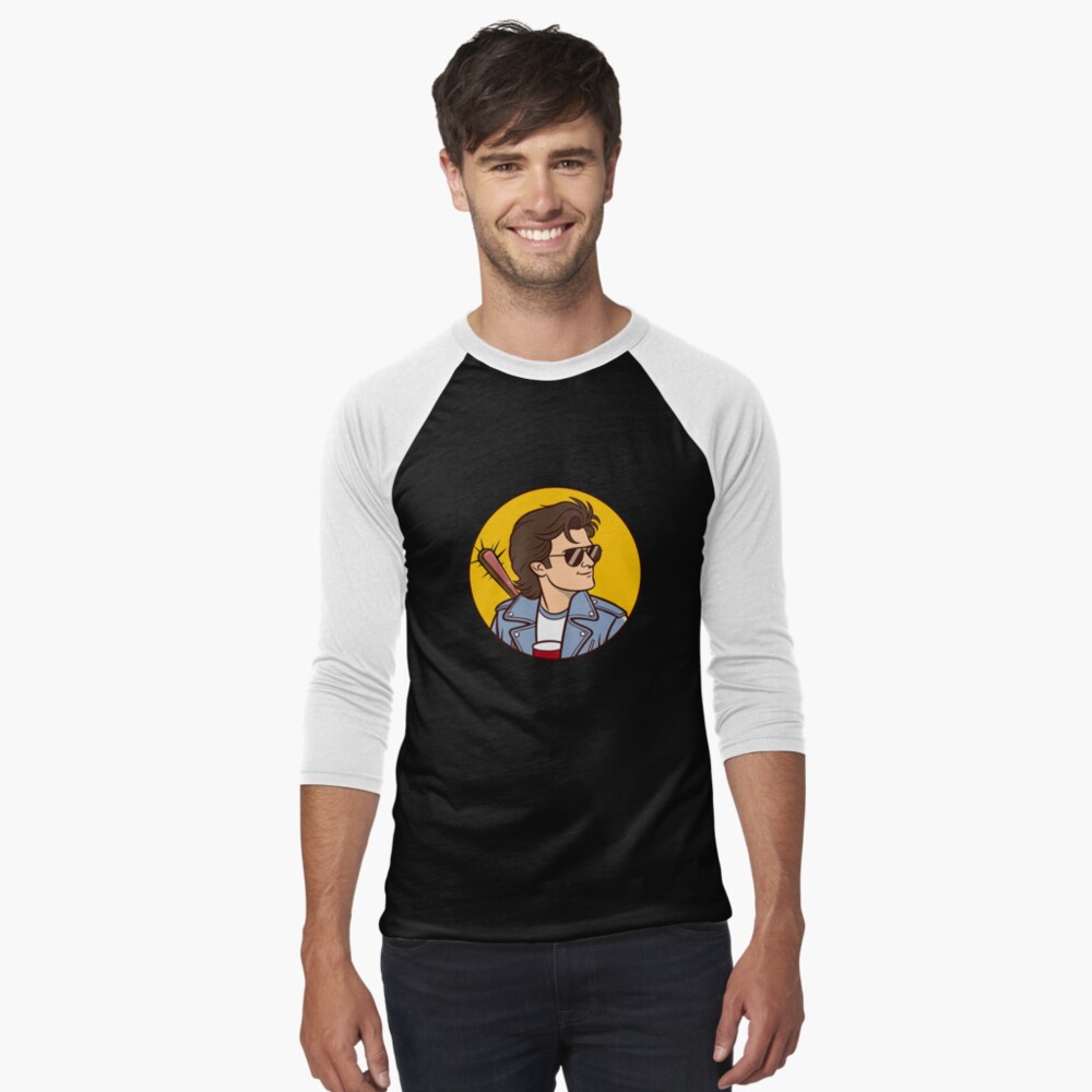 Item preview, Baseball ¾ Sleeve T-Shirt designed and sold by timegraf.