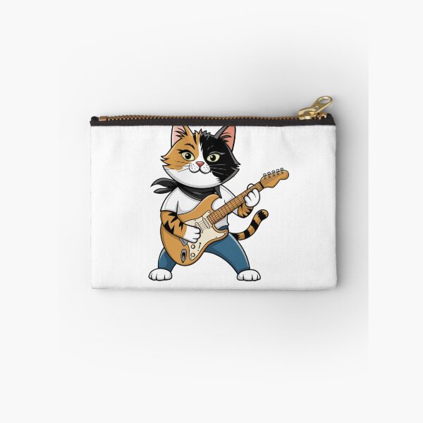 Item preview, Striped Tail Kitty Playing Guitar Design designed and sold by Peter Stawicki.