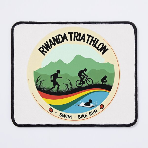 Item preview, Rwanda Triathlon – Swim, Bike, Run Through the Land of a Thousand Hills designed and sold by Triathlongram.