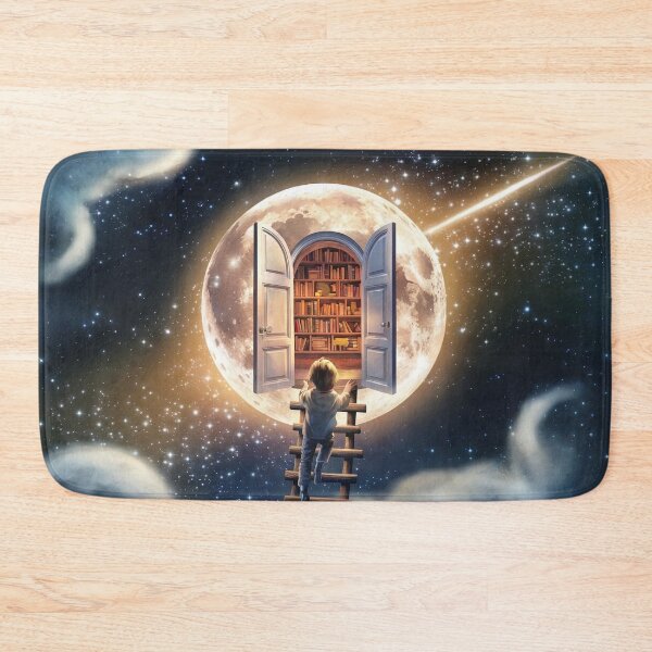 Item preview, Boy on the Moon Print designed and sold by Random Designs.