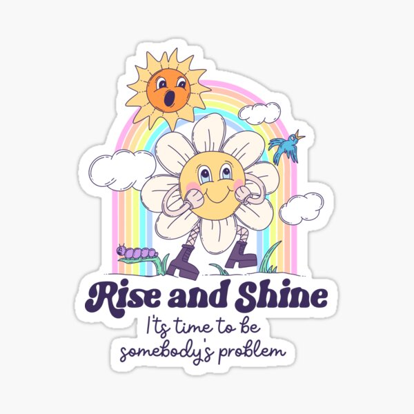 Item preview, Rise and Shine - Funny Smiling Flower designed and sold by Jess.a.creates.