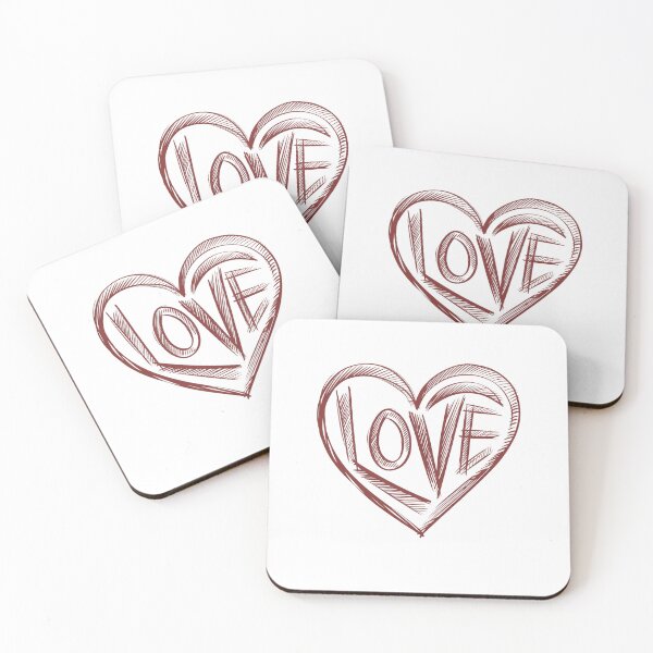 Item preview, Hand Sketch Love Heart Design designed and sold by Peter Stawicki.
