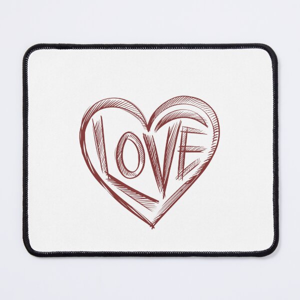 Item preview, Hand Sketch Love Heart Design designed and sold by Peter Stawicki.