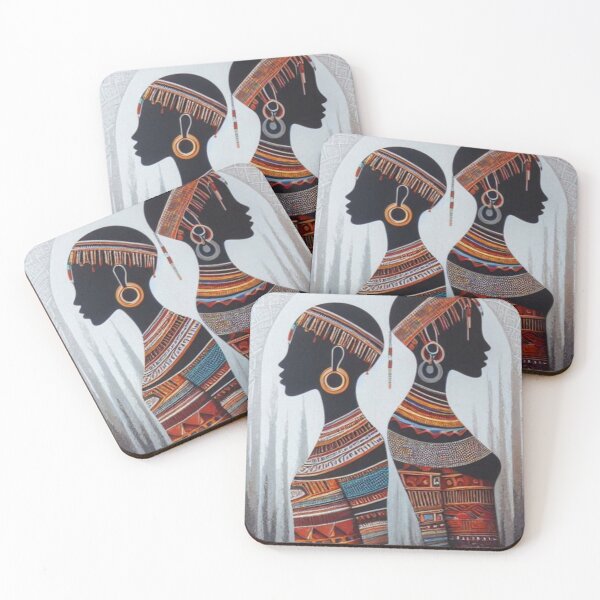 Item preview, Tribal Art Silhouette Portrait  designed and sold by Shs-Kenya.