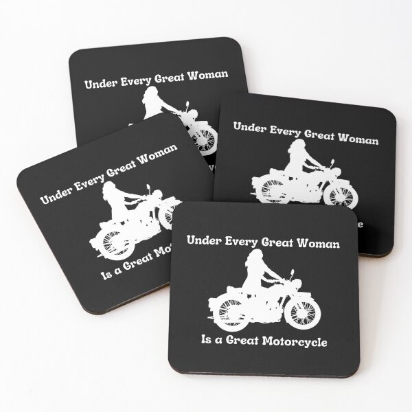 Item preview, Under Every Great Woman is a Great Motorcycle for Dark Colors designed and sold by DarkArtsProjects.