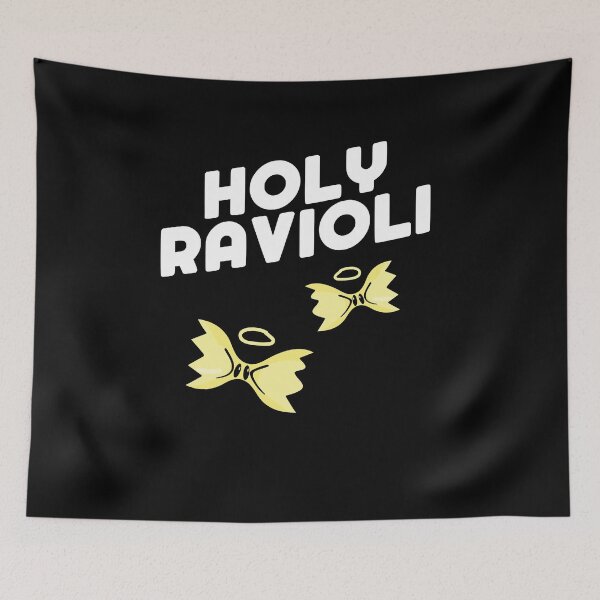 Item preview, Holy Noodles Pasta Ravioli Italian Delight Noodle Ring Day Fans designed and sold by Dressed For  Duty.