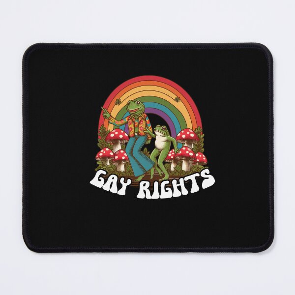 Item preview, Rainbow Retro Say Gay Frog Toad Human Rights LGBT Equality designed and sold by Dressed For  Duty.