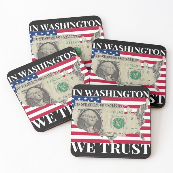 Item preview, In Washington We Trust - Dark Patriotic President’s Day Design designed and sold by Phoenix Créations.