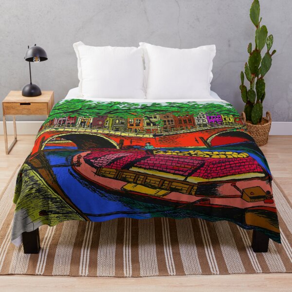 Item preview, Canal Boat unloading Amsterdam designed and sold by ROB51.