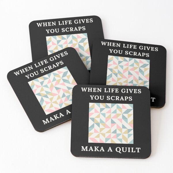 Item preview, When Life Gives You Scraps, Make a Quilt - Funny Quilter designed and sold by Wiss2Arts.