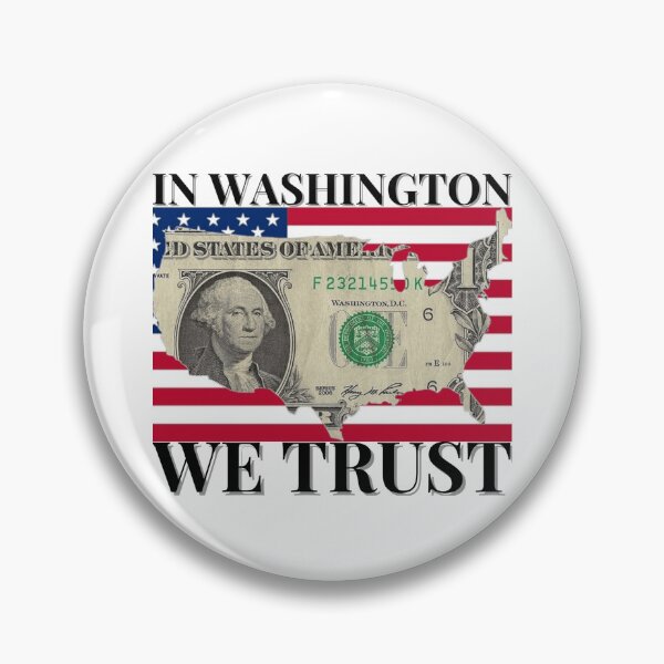 Item preview, In Washington We Trust - Light Patriotic President’s Day Design designed and sold by Phoenix Créations.