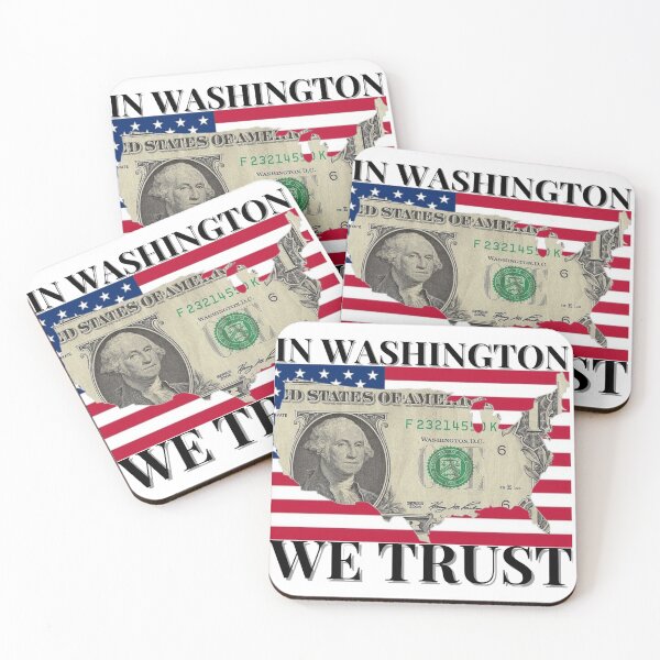 Item preview, In Washington We Trust - Light Patriotic President’s Day Design designed and sold by Phoenix Créations.