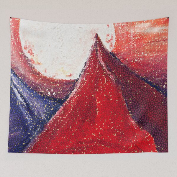 Item preview, Pink Mountains No.5 designed and sold by MyBottomShelf.