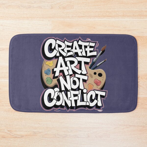Item preview, Create Art not Conflict designed and sold by Random Designs.