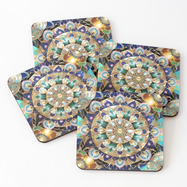 Item preview, Cosmic Harmony: Kaleidoscopic Fractal Mandala designed and sold by Bilikaru.