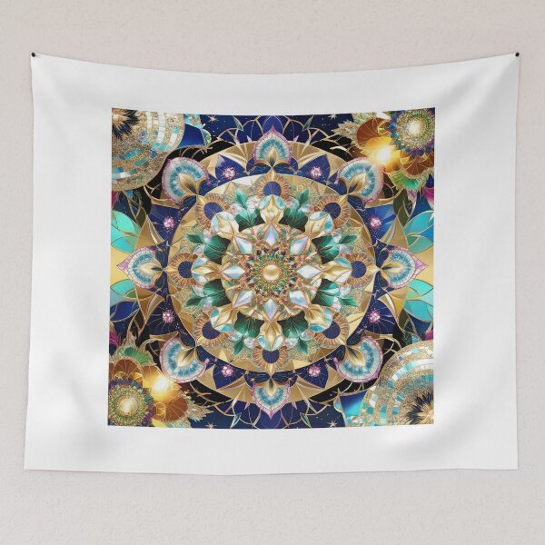 Item preview, Cosmic Harmony: Kaleidoscopic Fractal Mandala designed and sold by Bilikaru.