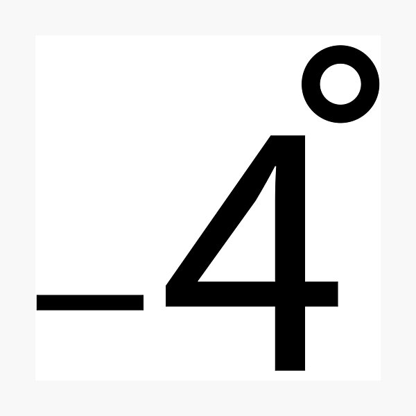 4 minus