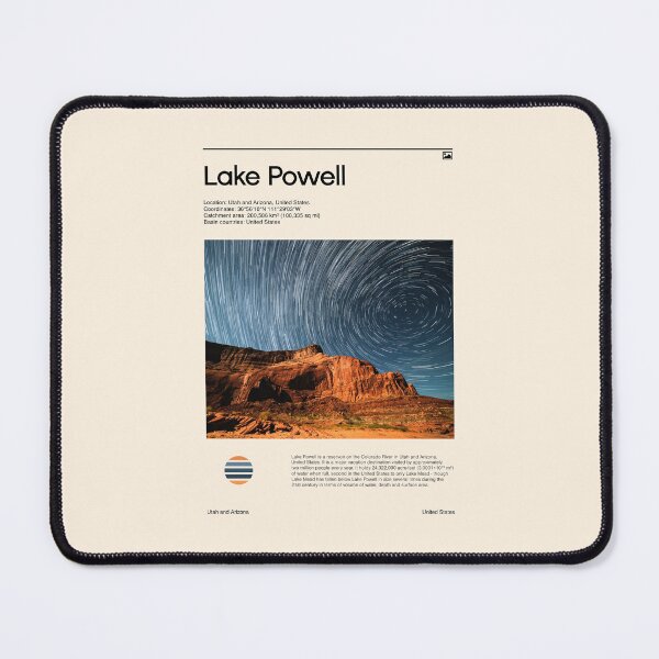 Item preview, Visit Lake Powell, United States (Travel poster) designed and sold by RabbitK.