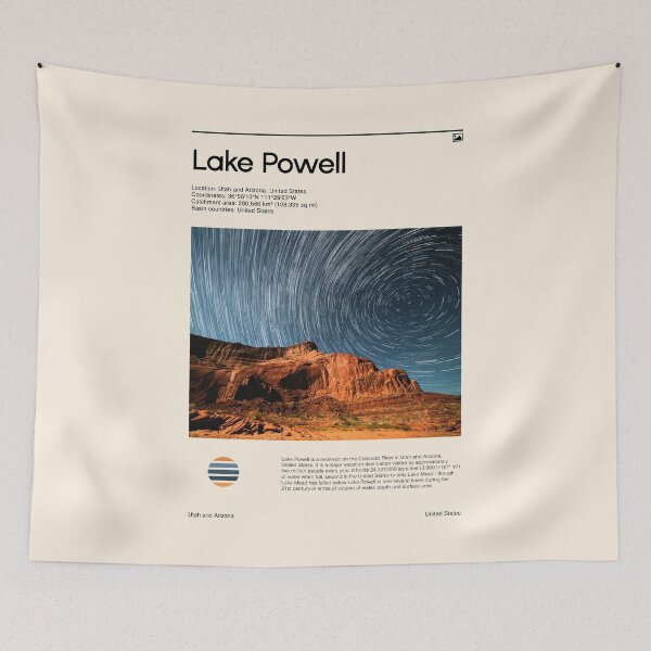 Item preview, Visit Lake Powell, United States (Travel poster) designed and sold by RabbitK.